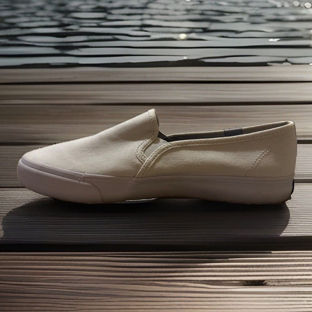 EUC Ked's Women Sz 8 Double Decker Slip-On White WF61020